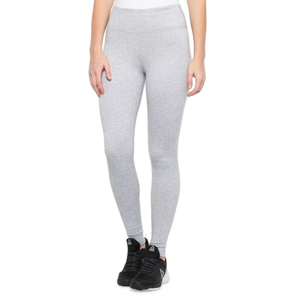 Kyodan Light Gray Herringbone Leggings - Picture 1 of 6